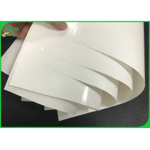 PE Gloss / Matt coated 30g - 400g White kraft paper board for Wrapping Eatables