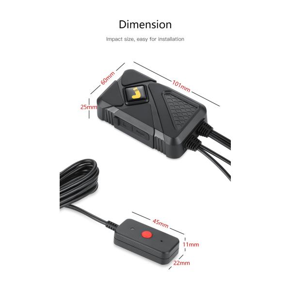 NT96663 Motorcycle DVR Recorder