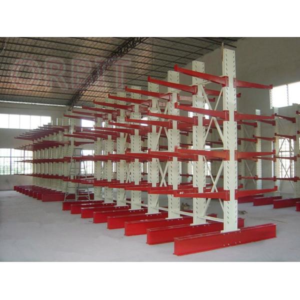 Buy Long Goods Handling Cantilever Shelving For Timber , Pipe , Tube Storage at wholesale prices