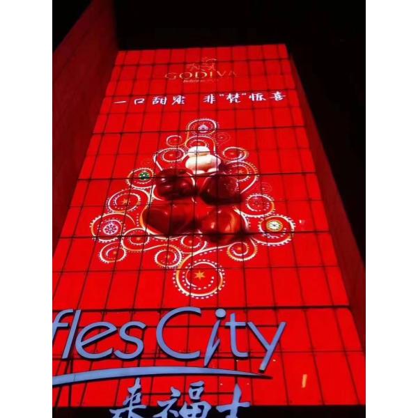 Buy Front Lighting Led See Through Screen P3.91 at wholesale prices