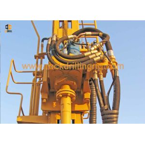 Mobile Borehole Drilling Machine 4 X 4 Truck Mounted Rig 200m Drilling Depth