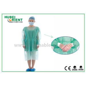 Medical Non Woven Disposable Microporous Coverall With Knitted Wrist
