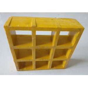 Buy 50x50 Yellow Walkway Frp Molded Grating Panels at wholesale prices