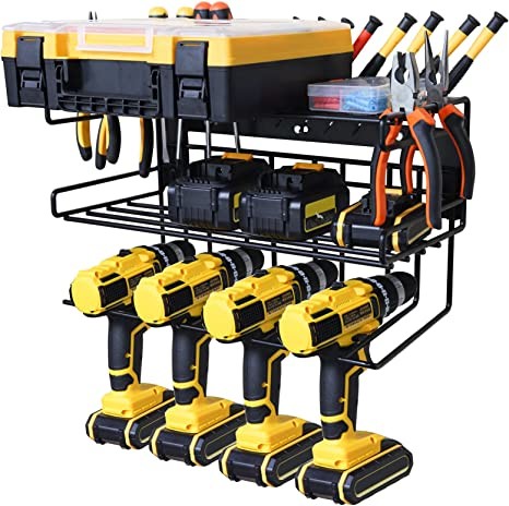 Buy Customizable Power Tool Holder Organizer Wall Mount for Workshop Shed Pegboard 2 Pack at wholesale prices