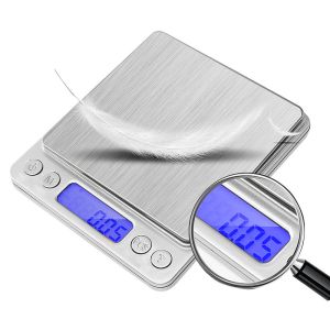Weight Measuring Stainless Steel Mini Electronic Kitchen Scales 200g-5kg