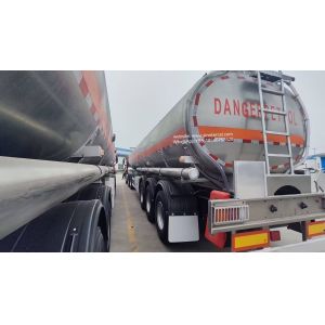 40CBM Petroleum Semi Tanker Trailer 3 Axles 7 Compartment