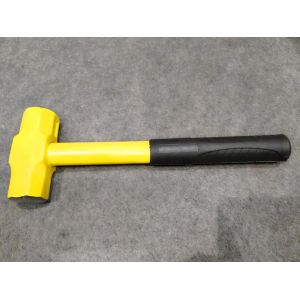 Sledge hammer (XL0124-1) with powder coated surface, durable steel handle and