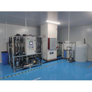Industrial Pure Water Equipment for Glass Cleaning Washing with 2 Tons per Hour Capacity and 1-5us/cm Resistivity at 25℃ Design Temperature