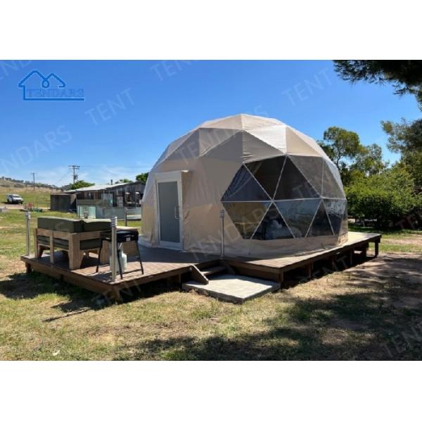 Buy Romantic Eco Glamping Dome Tent , Geodesic Luxury Hotel Tent at wholesale prices