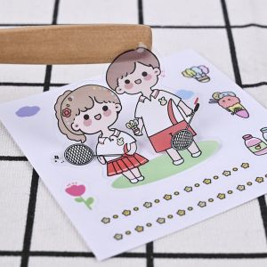 OEM Cute Animal Stickers Self Adhesive PVC Waterproof Sticker