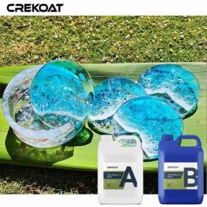 2:1 Ratio Deep Pour Resin Epoxy Easy To Mix Formula Hassle Free Self leveling