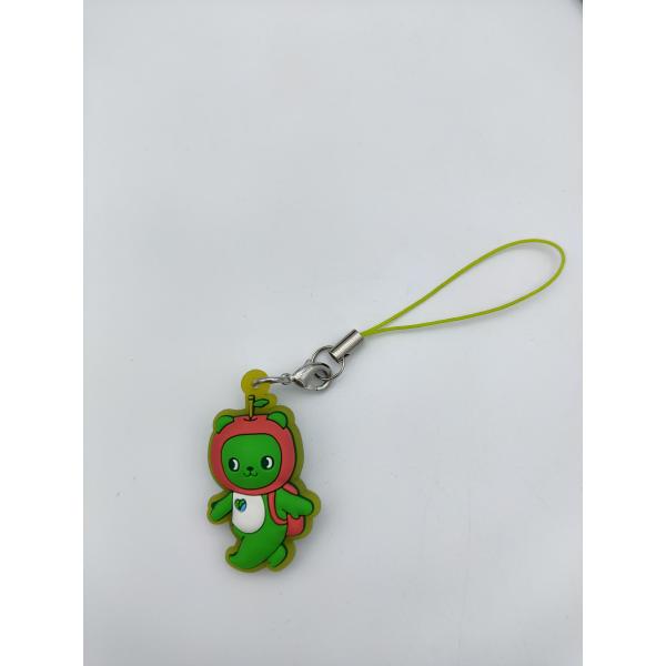 Small Cute PVC Key Holder , 3D Stereo Lobster Claw Clasp Keychain