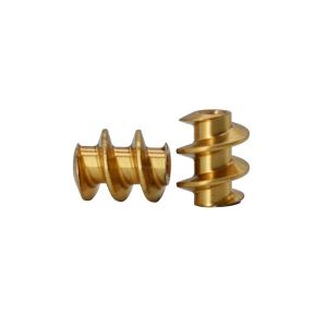 Professional Miniature Brass Worm Gear 1 Tooth 1.5 Module AGMA 7 Brass