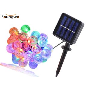 IP65 Hanging Solar Ball Light 46ft SMD0603 With 60 Bubble