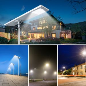 Motion Detection All In One Solar LED Street Light Square 60watt 500watt