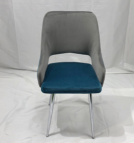 Blue Velvet Seater Upholstered H860mm Contemporary Lounge Chairs