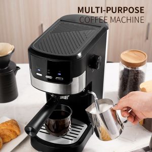 SS304 Multifunction Coffee Machine 15 Bar ABS Commercial Automatic Coffee