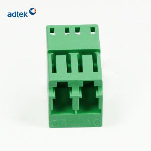 FTTH LC APC Duplex Adapter , Flangeless Fiber Optical Adapter