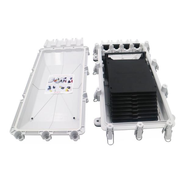 4 Cable Ports Joint Closure Fiber Optic 4 Puerto Optica Fibra NAP Box 256 Hilos
