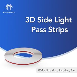 Quality 4mm Outdoor Signage Sign Bottom Side Pass Light Trim Cap 4.3kg/roll for sale