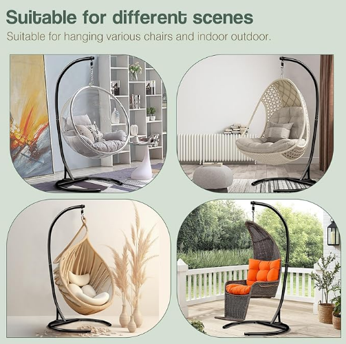 Outdoor Furniture Hammock Swing Chair with Up To 180kg Weight Capacity Package
