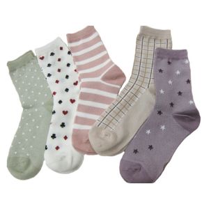Ladies bright Patterned socks