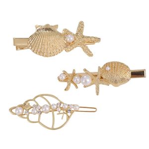 China Daily Wear Golden Metal Hair Accessories with Pearl on sale