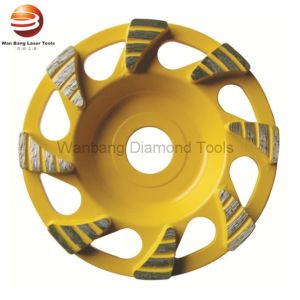 China Power Tool Triangle Segment 4 Inch Concrete Grinding Wheel on sale