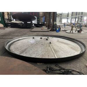 Overlay Clad Flat Dished Head Mild Steel Dished End Customized