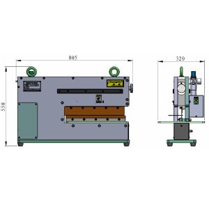 Enhanced Output Pneumatic Guillotine PCB Cutter For Efficient SMT Separation