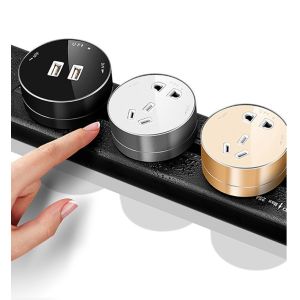 High Quantity Wall Track Electrical Power Rail Hidden Kitchen Socket