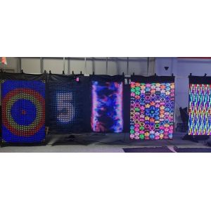 Foldable LED Magic Blanket with 16-bit Grayscale WiFi+4G Control and 433