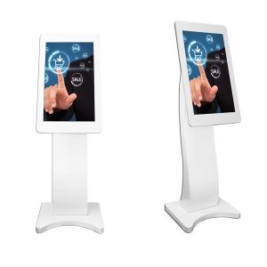 32inch Floor Standing Interactive LCD Touch Screen Information Kiosk for
