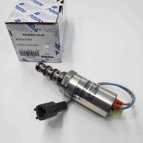 OUSIMA KWE5K-20 G24D05 Hydraulic Pump Solenoid Valve Excavator Solenoids For Kato HD82/1250