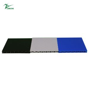 6mm 12mm Coloured Correx Plastic Honeycomb Sandwich Panel Blue