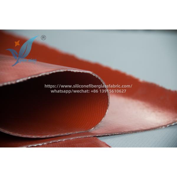 Weave Style Twill 3.0mm Professional Silicone Fabric Double Sided High Temperature Resistance Up To 200C