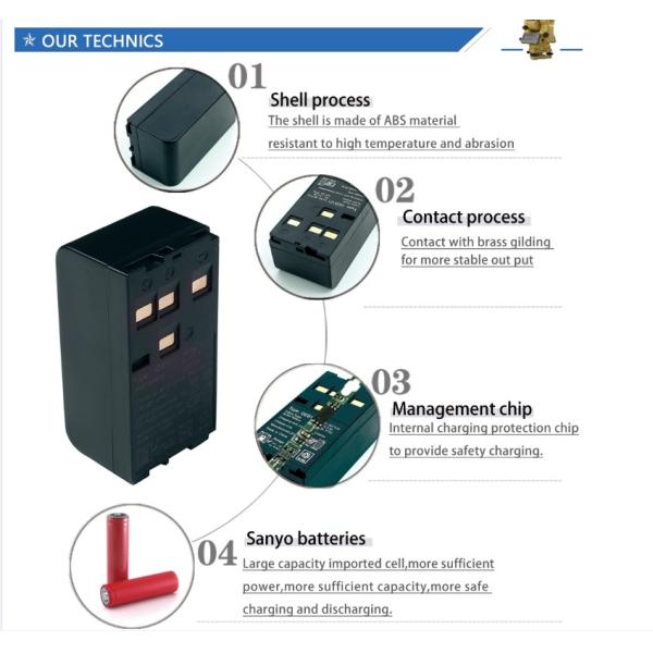Leica Geb121 NiMH Battery For Leica TCR407 TPS1100 TCR-405 Power TCR802