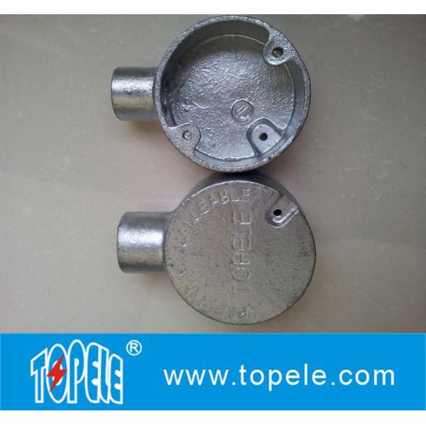 Buy One Way Terminal Electrical Emt Fittings Conduit Circular Junction Box at wholesale prices