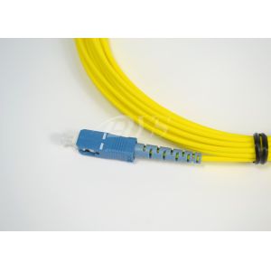 SC-SC/ APC Simplex Singlemode Optical Fiber Patch Cord Compliant With ANSI, NTT