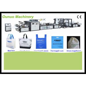 Industry PP Non Woven Fabric Bag Making Machine / Non Woven Bag Making Machine