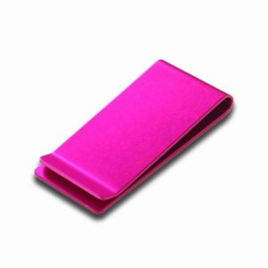 Europe Metal Money Clip Card Holder Custom Color For Souvenir Gift