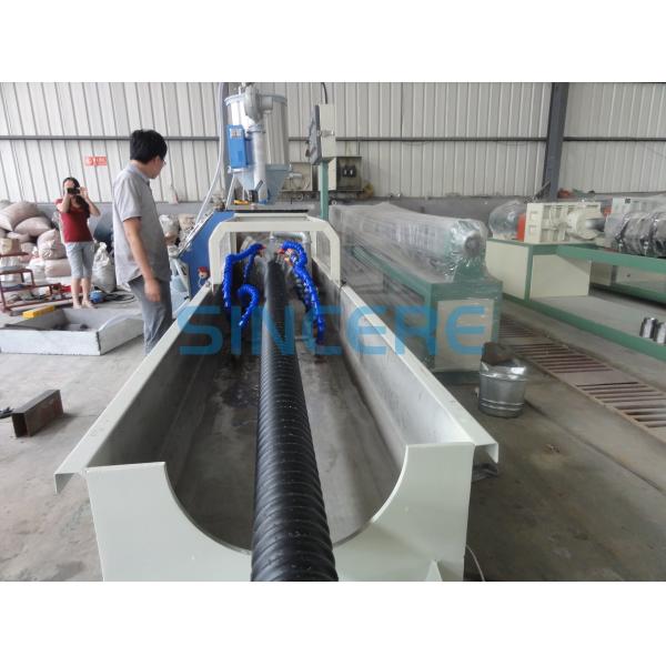 Buy PE PP Prestressed Spiral Pipe Extrusion Line Bridge Protector Pipe Machine at wholesale prices