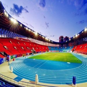 Reliable Steel Gym Building Lightweight Large Scale Prefabricated Stadium