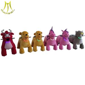 Hansel amusement park stuffed animal cartoon walking animal mall rides