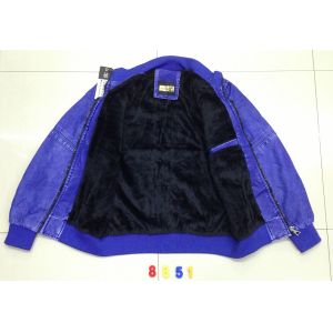 8851 Men's PU fashion jackets stock(men's coat)