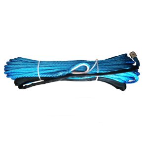 China Blule Synthetic Recovery Rope 10mm 20500 Lbs Average Breaking Strength on sale