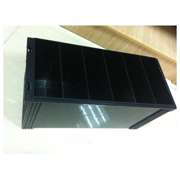 Lead Acid Battery Housing / Injection Moulding Service / Six Battery Cavities /