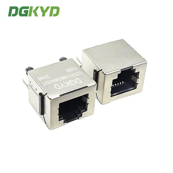 DGKYD52TE1166GWA1DY1008 6P6C RJ11 Connector 180° Vertical Interface Without