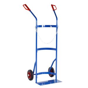 Powder Coating Propane Cylinder Trolley Oxygen Tank Carrier With Wheels
