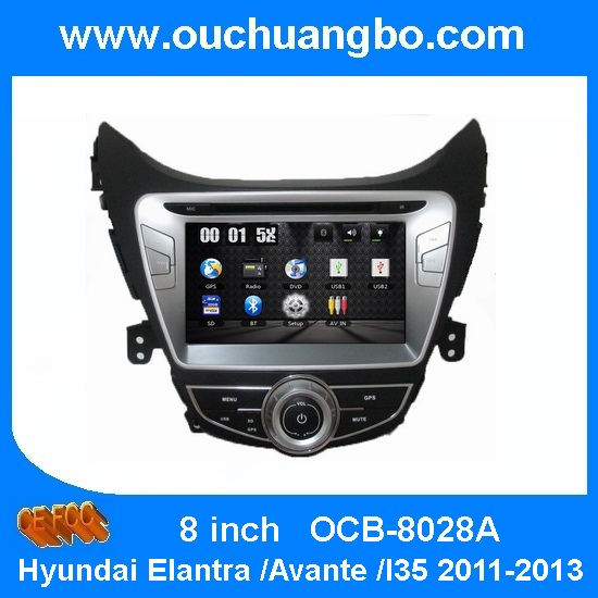 Ouchuangbo Auto Radio DVD Player for Hyundai Elantra /Avante /I35 2011-2013 GPS Navigation USB iPod BT OCB-8028A